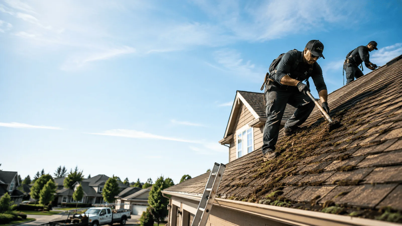 Roof Moss Removal in Fort Cobb, OK near me